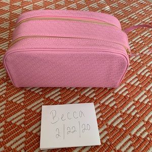 Jeffree Star pink double zip makeup bag!